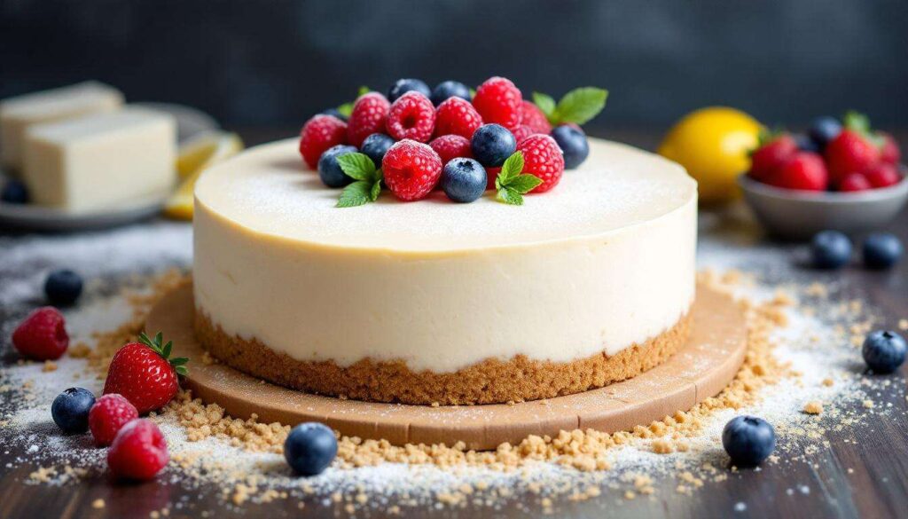 Cheesecake ai frutti di bosco senza cottura: cremosa e pronta con il frigorifero