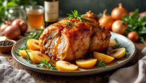 Arrosto alle mele in pentola: carne morbida e salsa agrodolce pronta da frullare