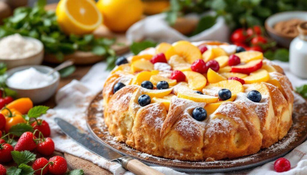 Questa torta con frutta recuperata si prepara senza impasto né sprechi quando la fame chiama