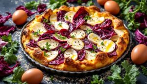 Crostata salata di polenta con radicchio e scamorza ricetta torta salata