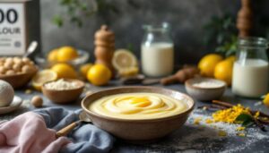 Crema pasticcera lucida e liscia: coprila con la pellicola a contatto mentre raffredda