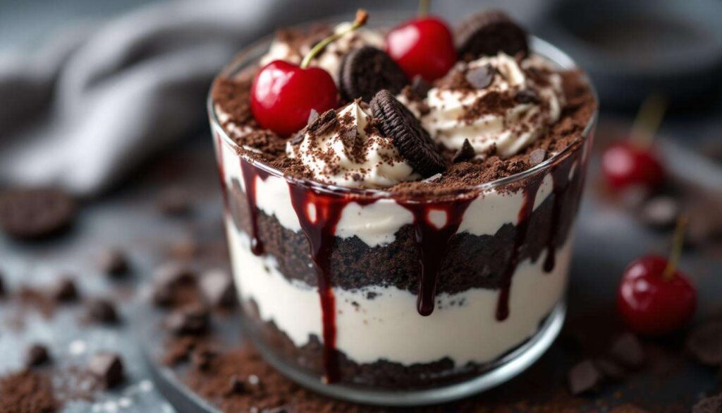 Torta Foresta Nera: la versione semplificata nel bicchiere