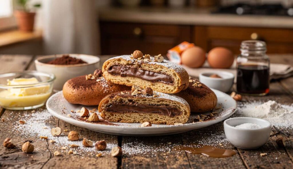 Biscotti Ripieni di Crema Pan di Stelle